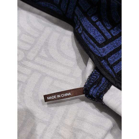 J.McLaughlin NWOT Bedford Purple Geometric Link Quarter Zip Dress Medium A004259 - Picture 7 of 11